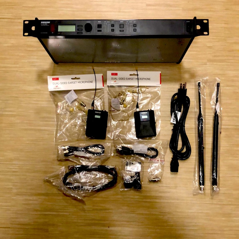 Shure ULXD4D brand dual channel wireless receiver